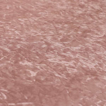 Geneva Crushed Velvet Upholstery Fabric In Pink Colour - Made To Measure Curtains