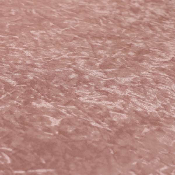Geneva Crushed Velvet Upholstery Fabric In Pink Colour