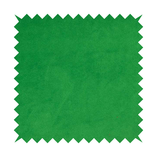 Giovanni Matt Plain Velvet Upholstery Fabric In Apple Green Colour