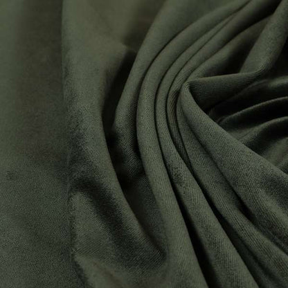 Giovanni Matt Plain Velvet Upholstery Fabric In Grey Colour - Made To Measure Curtains