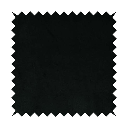 Giovanni Matt Plain Velvet Upholstery Fabric In Black Colour