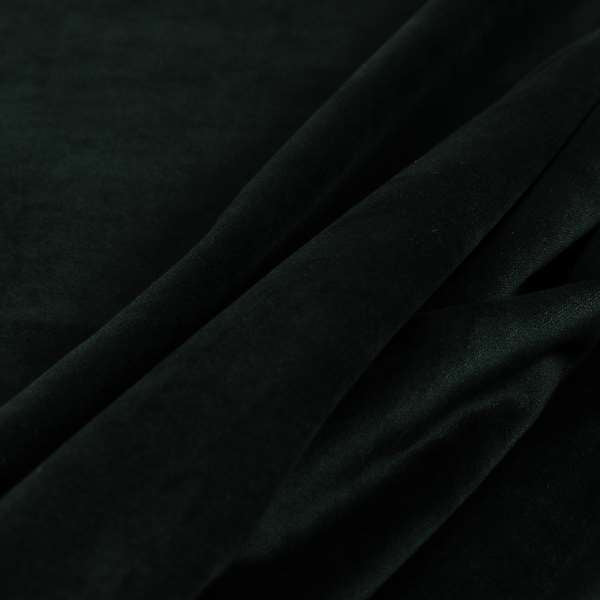 Giovanni Matt Plain Velvet Upholstery Fabric In Black Colour - Roman Blinds