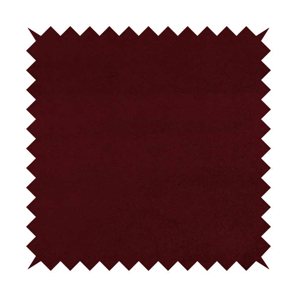 Giovanni Matt Plain Velvet Upholstery Fabric In Burgundy Colour - Made To Measure Curtains