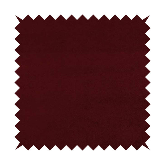 Giovanni Matt Plain Velvet Upholstery Fabric In Burgundy Colour