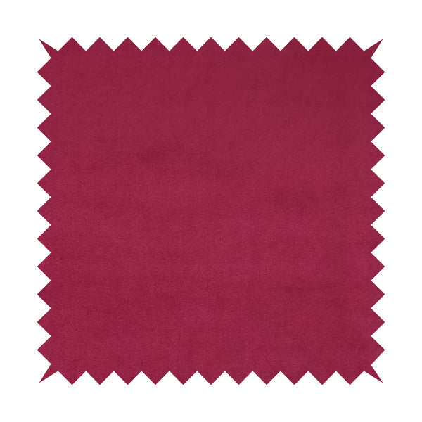 Giovanni Matt Plain Velvet Upholstery Fabric In Ruby Pink Colour - Made To Measure Curtains