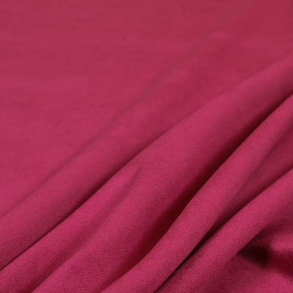 Giovanni Matt Plain Velvet Upholstery Fabric In Ruby Pink Colour - Made To Measure Curtains