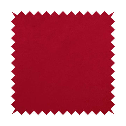 Giovanni Matt Plain Velvet Upholstery Fabric In Scarlet Red Colour - Roman Blinds