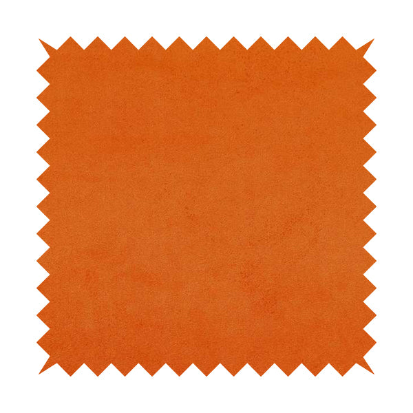 Giovanni Matt Plain Velvet Upholstery Fabric In Fire Orange Colour - Roman Blinds