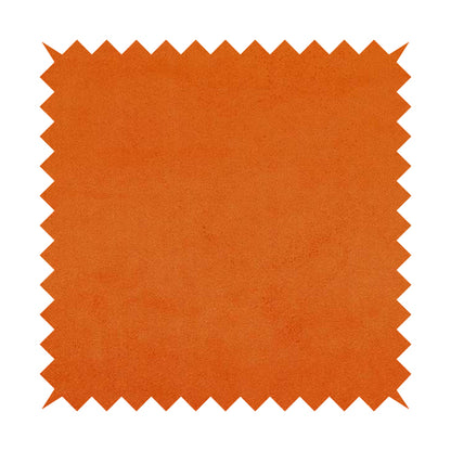 Giovanni Matt Plain Velvet Upholstery Fabric In Fire Orange Colour - Roman Blinds