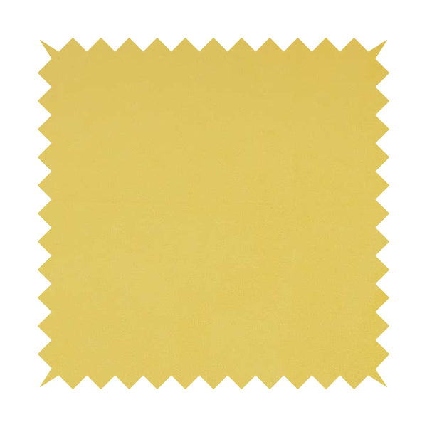 Giovanni Matt Plain Velvet Upholstery Fabric In Pineapple Yellow Colour - Made To Measure Curtains