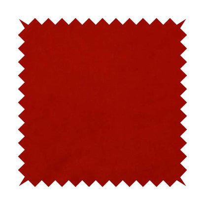 Giovanni Matt Plain Velvet Upholstery Fabric In Fire Red Colour - Roman Blinds