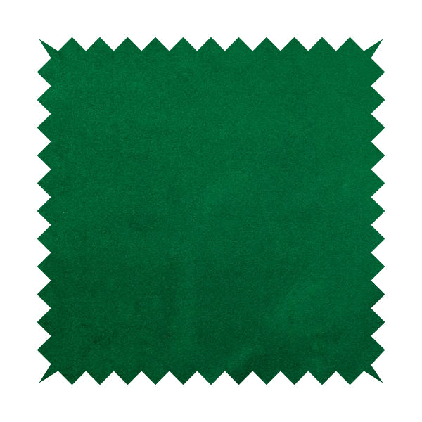 Giovanni Matt Plain Velvet Upholstery Fabric In Green Basil Colour - Handmade Cushions