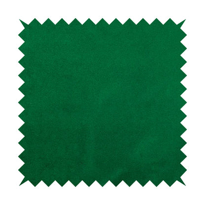 Giovanni Matt Plain Velvet Upholstery Fabric In Green Basil Colour - Made To Measure Curtains