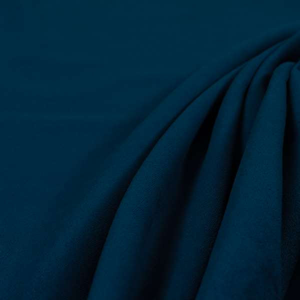 Giovanni Matt Plain Velvet Upholstery Fabric In Navy Blue Colour - Roman Blinds