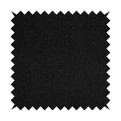 Gloria Soft Woven Textured Chenille Upholstery Fabric Black Colour - Handmade Cushions