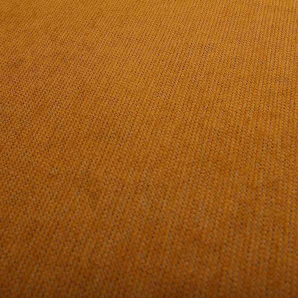 Gloria Soft Woven Textured Chenille Upholstery Fabric Orange Colour - Handmade Cushions