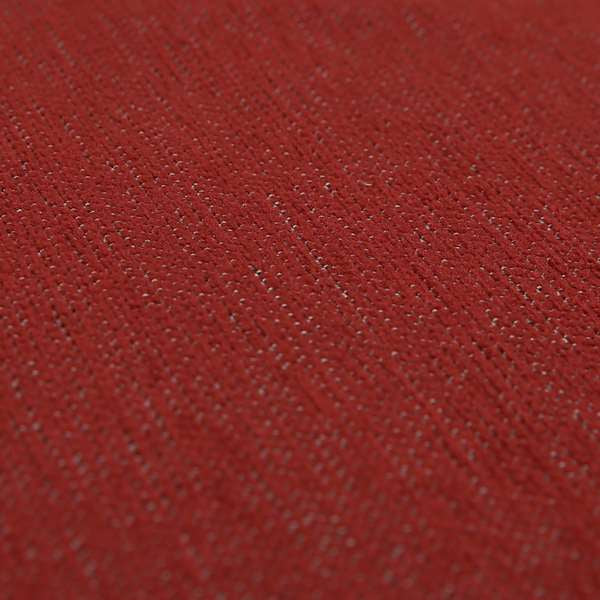 Gloria Soft Woven Textured Chenille Upholstery Fabric Red Colour - Handmade Cushions