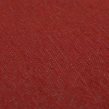 Gloria Soft Woven Textured Chenille Upholstery Fabric Red Colour - Made To Measure Curtains