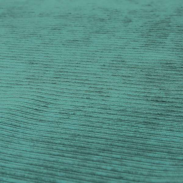 Goole Pencil Thin Striped Corduroy Upholstery Furnishing Fabric Teal Colour - Roman Blinds