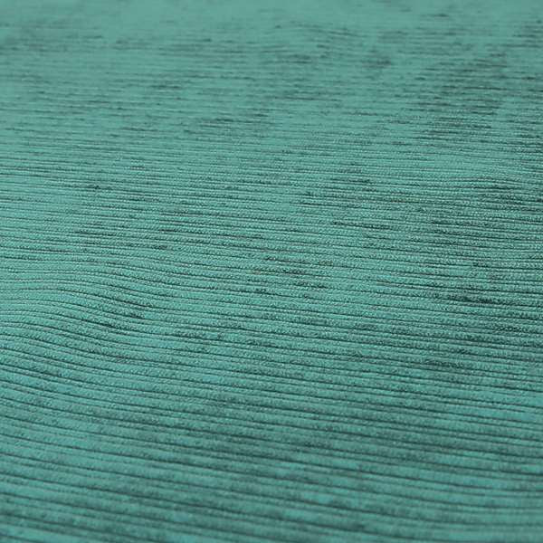 Goole Pencil Thin Striped Corduroy Upholstery Furnishing Fabric Teal Colour - Made To Measure Curtains