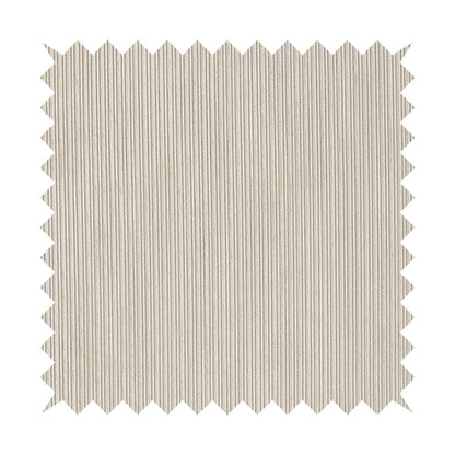 Goole Pencil Thin Striped Corduroy Upholstery Furnishing Fabric Silver Colour - Roman Blinds