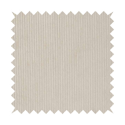 Goole Pencil Thin Striped Corduroy Upholstery Furnishing Fabric Silver Colour - Made To Measure Curtains