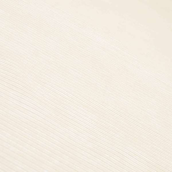 Goole Pencil Thin Striped Corduroy Upholstery Furnishing Fabric White Colour - Roman Blinds