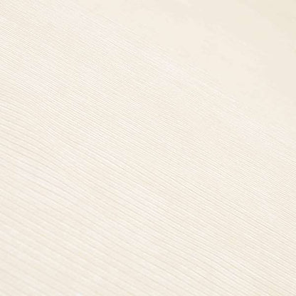 Goole Pencil Thin Striped Corduroy Upholstery Furnishing Fabric White Colour - Handmade Cushions
