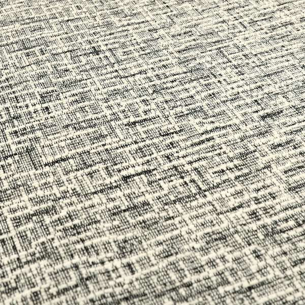 Grantham Soft Textured Woven Chenille Fabric In White Colour - Made To Measure Curtains