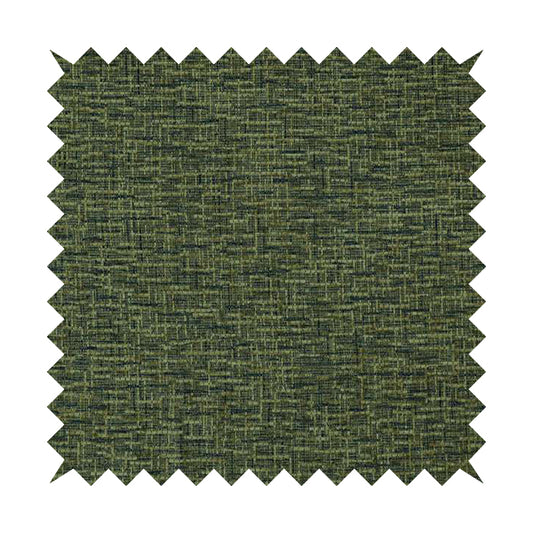 Grantham Soft Textured Woven Chenille Fabric In Green Colour
