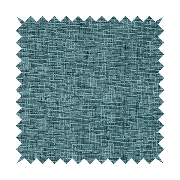 Grantham Soft Textured Woven Chenille Fabric In Blue Colour - Handmade Cushions