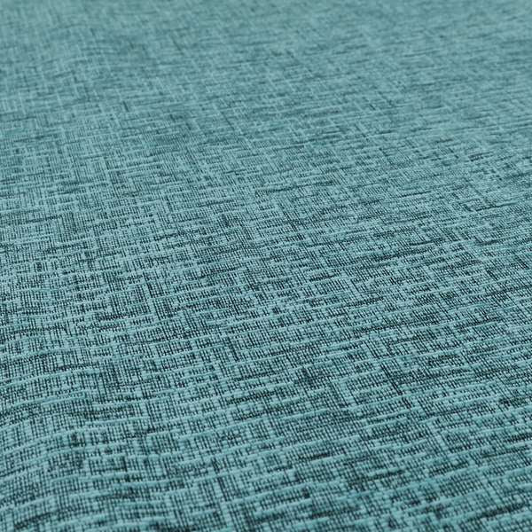 Grantham Soft Textured Woven Chenille Fabric In Blue Colour - Handmade Cushions