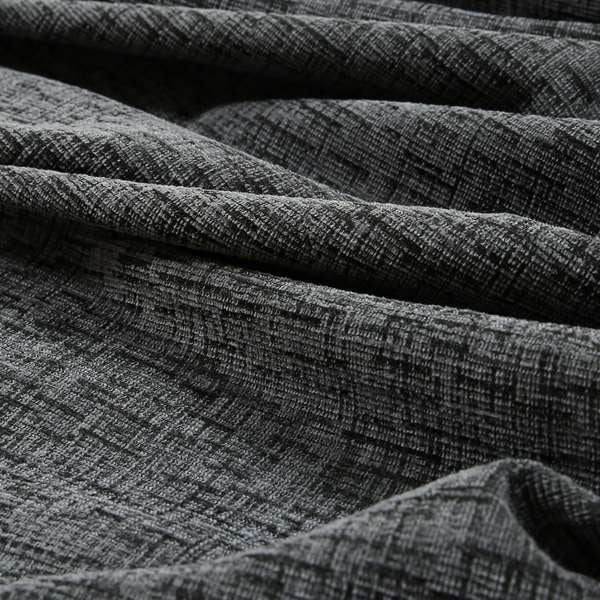 Grantham Soft Textured Woven Chenille Fabric In Grey Colour - Handmade Cushions