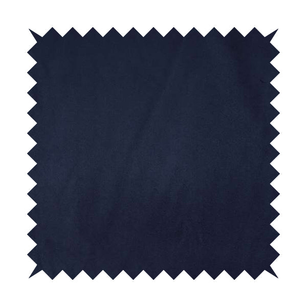 Grenada Soft Suede Fabric In Navy Blue Colour For Interior Furnishing Upholstery - Made To Measure Curtains