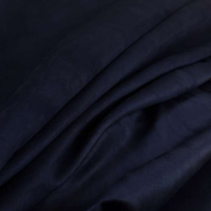 Grenada Soft Suede Fabric In Navy Blue Colour For Interior Furnishing Upholstery - Handmade Cushions
