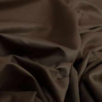 Grenada Soft Suede Fabric In Mocha Brown Colour For Interior Furnishing Upholstery - Roman Blinds
