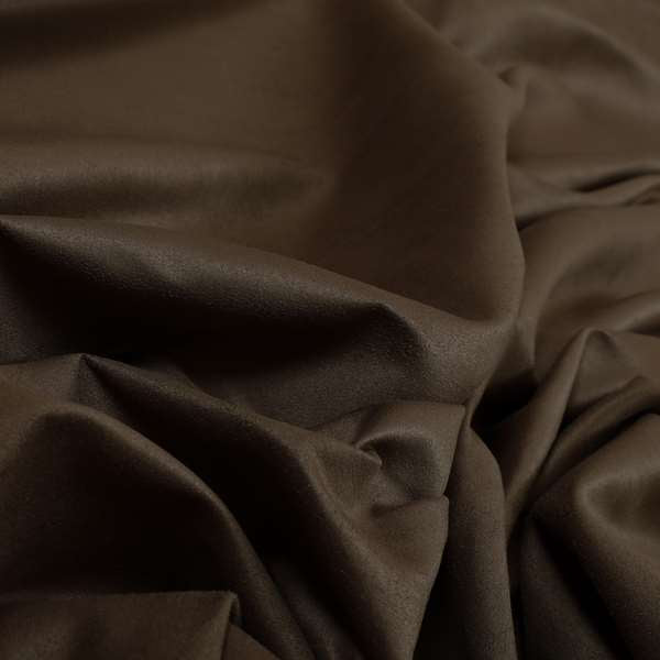 Grenada Soft Suede Fabric In Mocha Brown Colour For Interior Furnishing Upholstery - Made To Measure Curtains