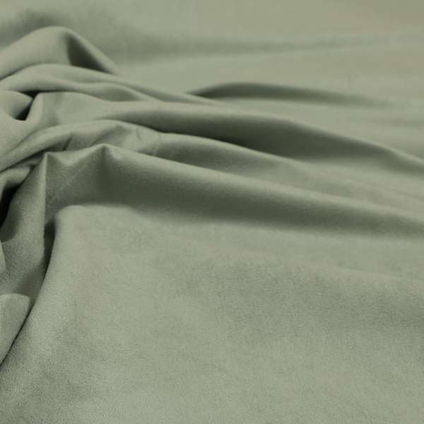 Grenada Soft Suede Fabric In Aqua Colour For Interior Furnishing Upholstery - Roman Blinds