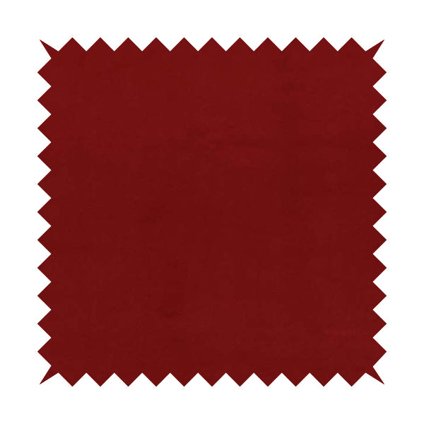 Grenada Soft Suede Fabric In Red Colour For Interior Furnishing Upholstery - Roman Blinds