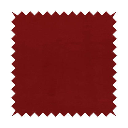 Grenada Soft Suede Fabric In Red Colour For Interior Furnishing Upholstery - Made To Measure Curtains