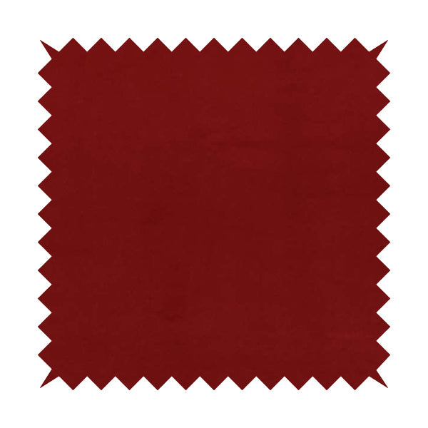 Grenada Soft Suede Fabric In Red Colour For Interior Furnishing Upholstery - Handmade Cushions