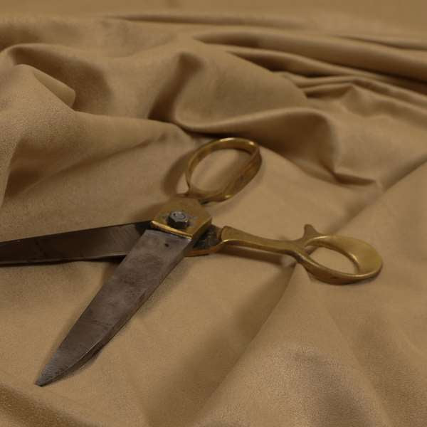 Grenada Soft Suede Fabric In Beige Colour For Interior Furnishing Upholstery - Made To Measure Curtains