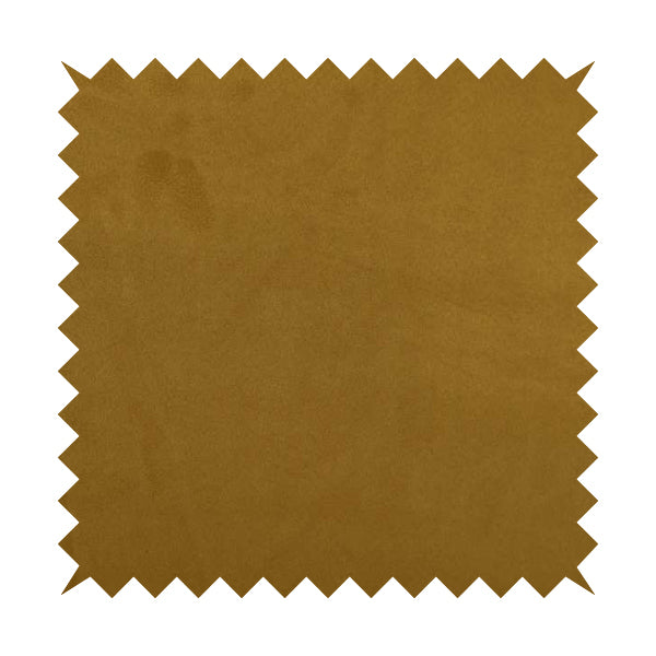 Grenada Soft Suede Fabric In Gold Colour For Interior Furnishing Upholstery - Handmade Cushions