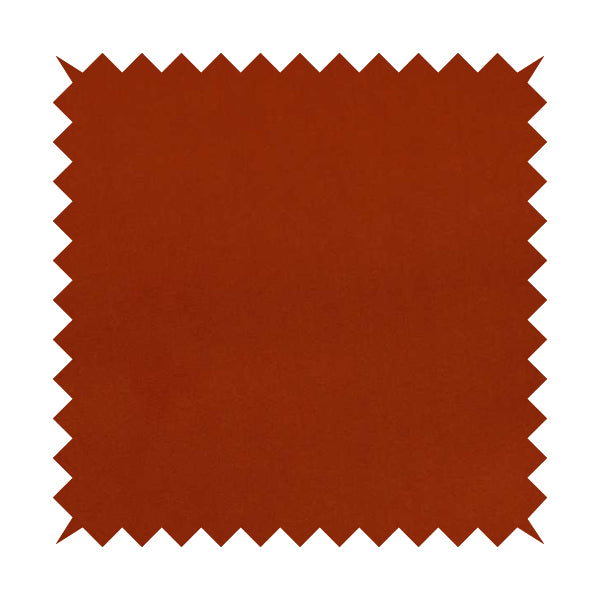 Grenada Soft Suede Fabric In Orange Colour For Interior Furnishing Upholstery - Made To Measure Curtains