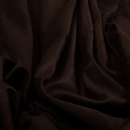 Grenada Soft Suede Fabric In Brown Colour For Interior Furnishing Upholstery - Roman Blinds