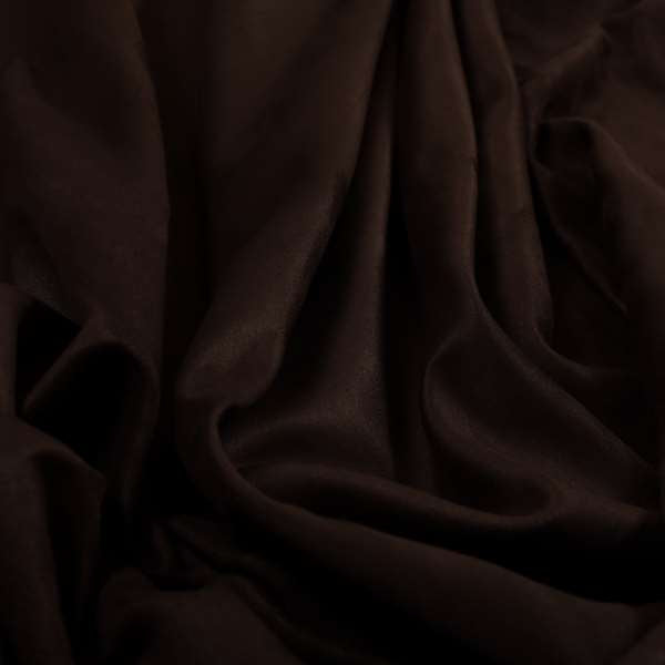 Grenada Soft Suede Fabric In Brown Colour For Interior Furnishing Upholstery