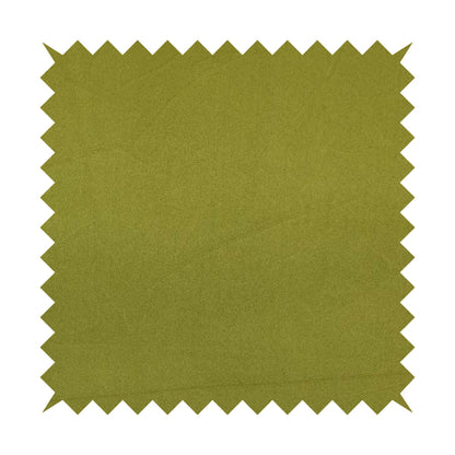 Grenada Soft Suede Fabric In Lime Green Colour For Interior Furnishing Upholstery - Roman Blinds