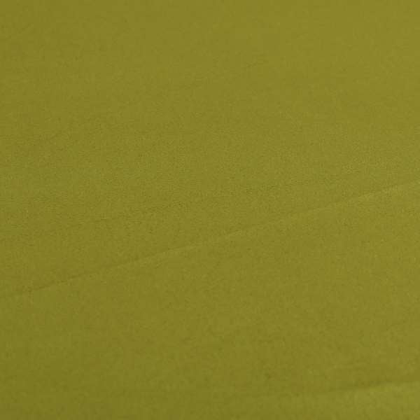 Grenada Soft Suede Fabric In Lime Green Colour For Interior Furnishing Upholstery - Handmade Cushions