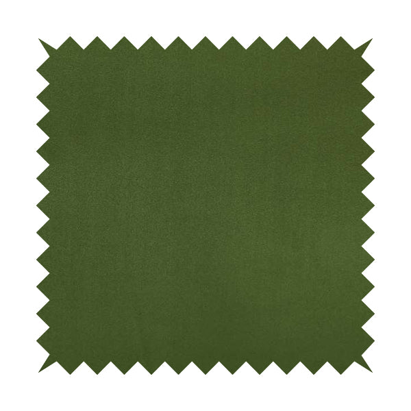 Grenada Soft Suede Fabric In Green Colour For Interior Furnishing Upholstery - Roman Blinds