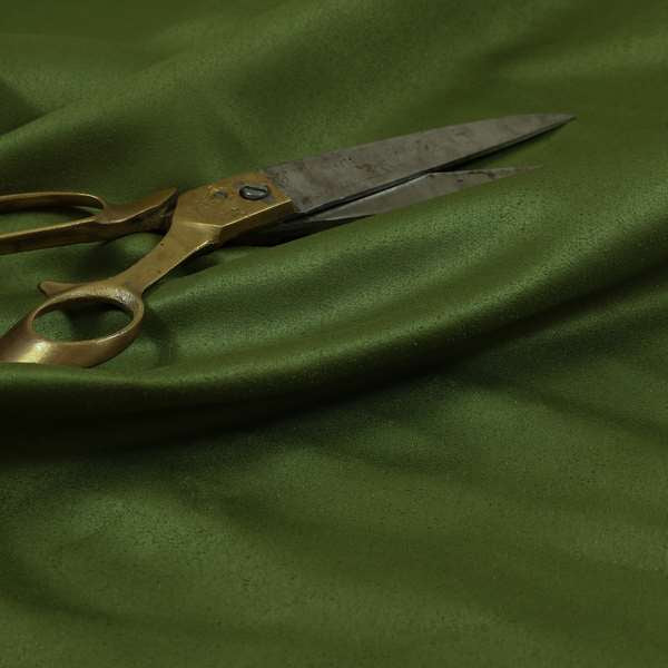 Grenada Soft Suede Fabric In Green Colour For Interior Furnishing Upholstery